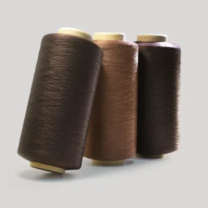 100% Polyester Raw Textured Yarn DTY 300D/72F Nim/Sim/Him Masterbatch Spinning Chenille Yarn Feather Yarn Eco-Friendly