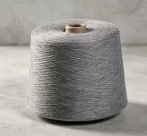 100% Polyester Ring Spun Conical Sewing Yarn 16S 3# Grey Raw High Tenacity 25kg bag