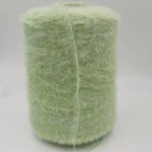 100% Polyester Soft Pompon Fancy Yarn for Hand Knitting Crochet Fancy Yarn 100% Nylon Feather Fancy Ribbon Yarn