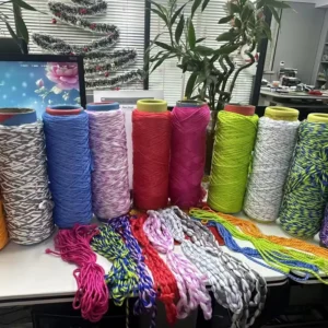 100% Polyester Spanish Microfiber Mop Head Yarn Material for Mops
