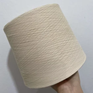 100% Polyester Spun Yarn 32 Count Three Color L62 High Tenacity Hongshuo Brand Direct Sales for Underwear Socks Raw Material