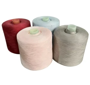 100% Polyester Spun Yarn 44/3 45/2 Semi Finished Dyed Yarn for Thread