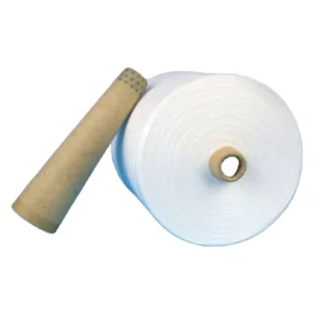 100% Polyester Staple Spun Yarn 40/1 Raw White for Sewing Thread