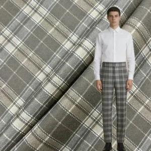 100% Polyester Woven Yarn Dyed Plaid Pattern 4.6cmIn Sell Flannel Fabric Breathable for Summer Spring Autumn Suede
