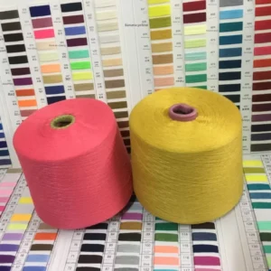 100% Polyester Yarn 32S 2 Color Spun Cotton Yarn Spring Spun Wool Polyester Yarn Ring Spun Yarn Polyester Yarn