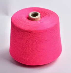 100% Polyester Yarn 32s Ring Spun Recycled Dyed High Strength for Socks Knitting Sewing Weaving & Embroidery