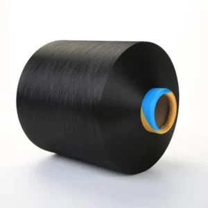 100% Polyester Yarn 50 72 SIM Black S Twist for Woman Underwear