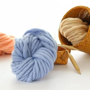 100% Polyester Yarn Blended Yarn Iceland Hair for Hand Knitting