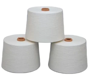 100% Polyester Yarn Close virgin Ring Spun OE Yarn Raw White for Weaving and Knitting 20s30s40s47s