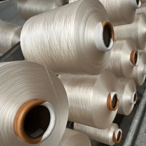 100% Polyester Yarn DTY Dope Dye Raw White and Black Pantone Card Free Customize