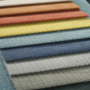 100% Polyester Yarn Dyed Chenille Jacquard Knitted Breathable Blackout Flame Retardant Thick 300GSM Minimalist Upholstery Sofa