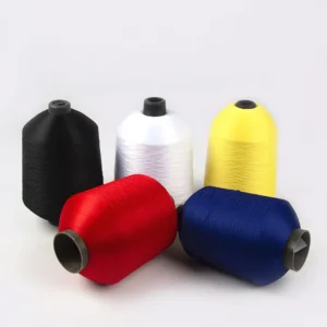 100% Polyester Yarn High Elastic 150d Count Stock Colored Color Separation Sewing Use Lint Free Directly Sourced Manufacturers
