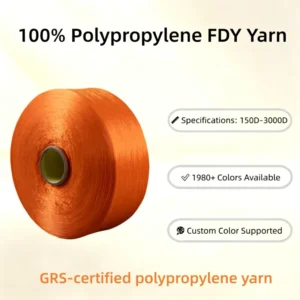 100% Polypropylene Multi filament 1800D That Complies with GRS Certification for High altitude Work Safety Belt
