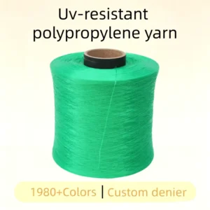 100% Polypropylene Yarn FDY 600D Anti-ultraviolet Yarn Is Suitable for Outdoor Products Polypropylene Yarn FDY