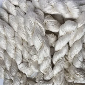 100% Pure Silk Hand Knitting Natural White Undyed Yarn for Sweater or Blanket