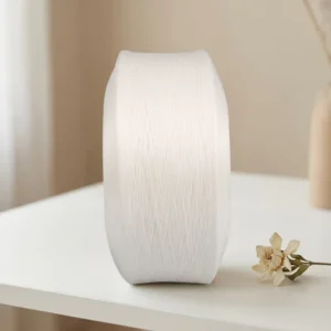 100% Recycled GRS Certified Polyester FDY Raw White 200D/96F Yarn for Sports Equipment