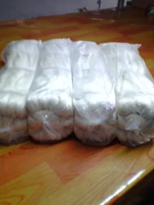 100% Silk Thrown Yarn Raw Pattern Hand Knitting & Embroidery Use