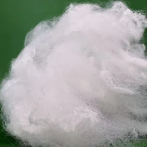 100% Solid Virgin Polyester Staple Fiber 15D 64mm Resilient Siliconized for Pillow Sofa Mattress Filling Concrete Use
