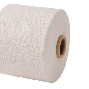 100% Spun Polyester Core Spun Yarn OE 12 20 30 NE Raw for Sewing Tshirt and Knitting Twisted Yarn