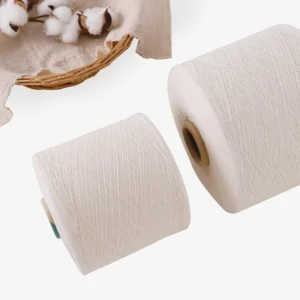 100% Spun Polyester Yarn Spun 14 20 NE Polyester Spun Yarn Threads T shirt Yarn Polyester Yarn for Knitting