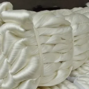 100% Tussah Mulberry Silk Yarn 20 22 D 4A Grade for Hand Knitting and Embroidery for Weaving