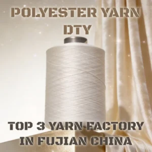 100% Virgin Polyester DTY Yarn AA GRADE 150D/144F S Twist White and Dope Dyed Black
