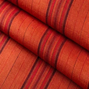 100% Yarn Dyed Stripe Linen Fabric for Shirts & Cushions Organic Eco Friendly