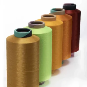 100% polyester yarn dope dyed yarn polyester filament yarn 150D 144F polyester textured yarn more than 10000 colors