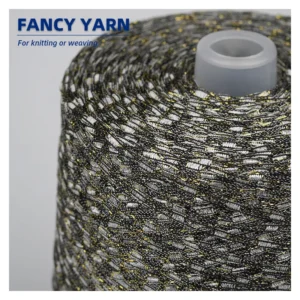 1000KG MOQ Fancy Yarn for Knitting and Weaving