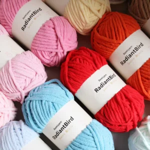 100G 5Mm Chunky Polyester Yarn Crochet Mix Purse Sofa Pillow Scarf Blanket Kennel