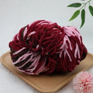 100g Chunky Chenille Yarn Hand Knitting and Crochet 10mm Fancy Chunky Chenille Yarn