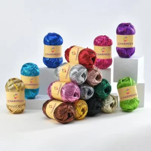 100g Knitting Fabric Crochet Metallic Color T Shirt Yarn for Crocheting Bag Blanket