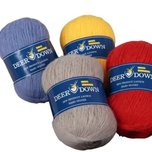 100g roll Mohair Acrylic Blended Yarn Eco Friendly Anti Pilling Super Soft Dyed Hand Knitting Yarn for Sweater Scarf