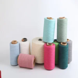 10S 16s 26s Regenerated Blended Yarn High Tenacity Melange Yarn Dyed Polyester Cotton Knitted Yarn