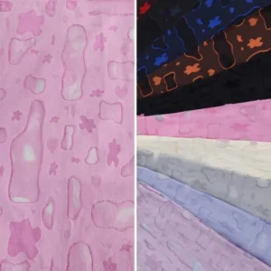 117gsm Custom Color French Artistic Floral Jacquard Fabric Polyamide Viscose Big Pattern Jacquard for Dresses