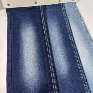 11oz Mid to High Stretch Shrink Resistant Cotton Twill Woven Plain Dyed Denim Fabric 8s Yarn Tricot Medium Weight