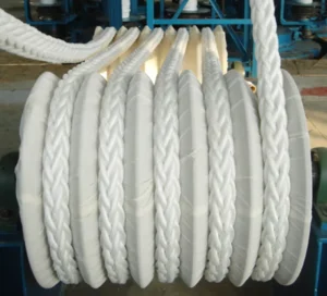 12 Strand Marine Anchor Rope With Polyamide Yarn Polyester Material