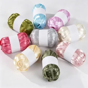 125g 60m Smooth Soft Touch T Shirt Yarn for Hand Crocheting Bag