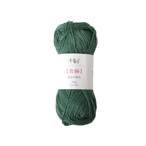 135m Sweater Hand woven DIY Material Wrapped Thread 50g Flax Fiber Blended Yarn