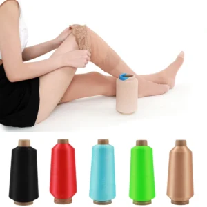 1402020 Nylon6.6 DCY Double Covered Yarn Customized Color for Sheer Tights Pantyhose Medical Stockings