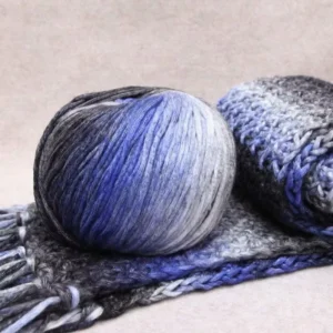140g Wool Blended Yarn Soft and Fine for Hand Knitting Hats or Clothes Recycled