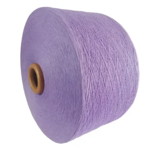 14s Recycled Regenerated Blended Knitting Yarn Cone Cotton Blended Polyester Yarn for Weaving Socks