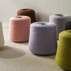 15% Cashmere & 85% Silk Blended Yarn for Summer Season Machine Use on Sweaters & Accessories