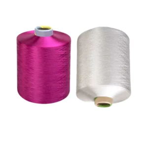 150 Denier 100% Polyester Textured Yarn Hot Melt Color Masterbatch for Embroidery Sewing Eco Friendly Recyclable Anti Bacteria