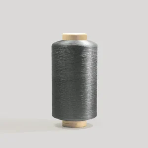 150 Denier 144 Filament Soft Intermingled Grey Yarn for Knitted Production