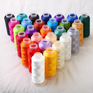 150D 2 Strands Polyester Computer Embroidery Thread Vertical Winding Thread for DIY Hand Embroidery