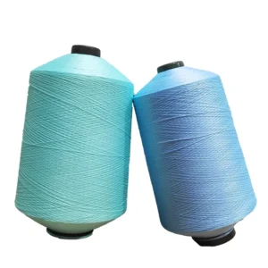 150D/48F/2 Dope Dyed 100% Recycled High Stretch DTY Polyester Yarn for Shoe Laces