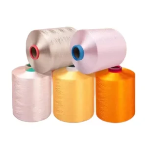 150D Polyester Yarn Dyed Fabric Dope Dyed Color 50 Fancy Yarn for Knitting Sewing Embroidery Raw Pattern Woven Shirt