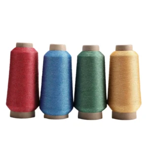 150D Silver H Type Embroidery Thread 2-Pack for Sewing with Gold and Silver Metallic Yarn