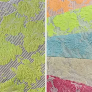 172gsm Metallic Polyester Jacquard Brocade Fabric Lightweight Plain Yarn Dyed Woven Designer Clothing for Ladies Girls